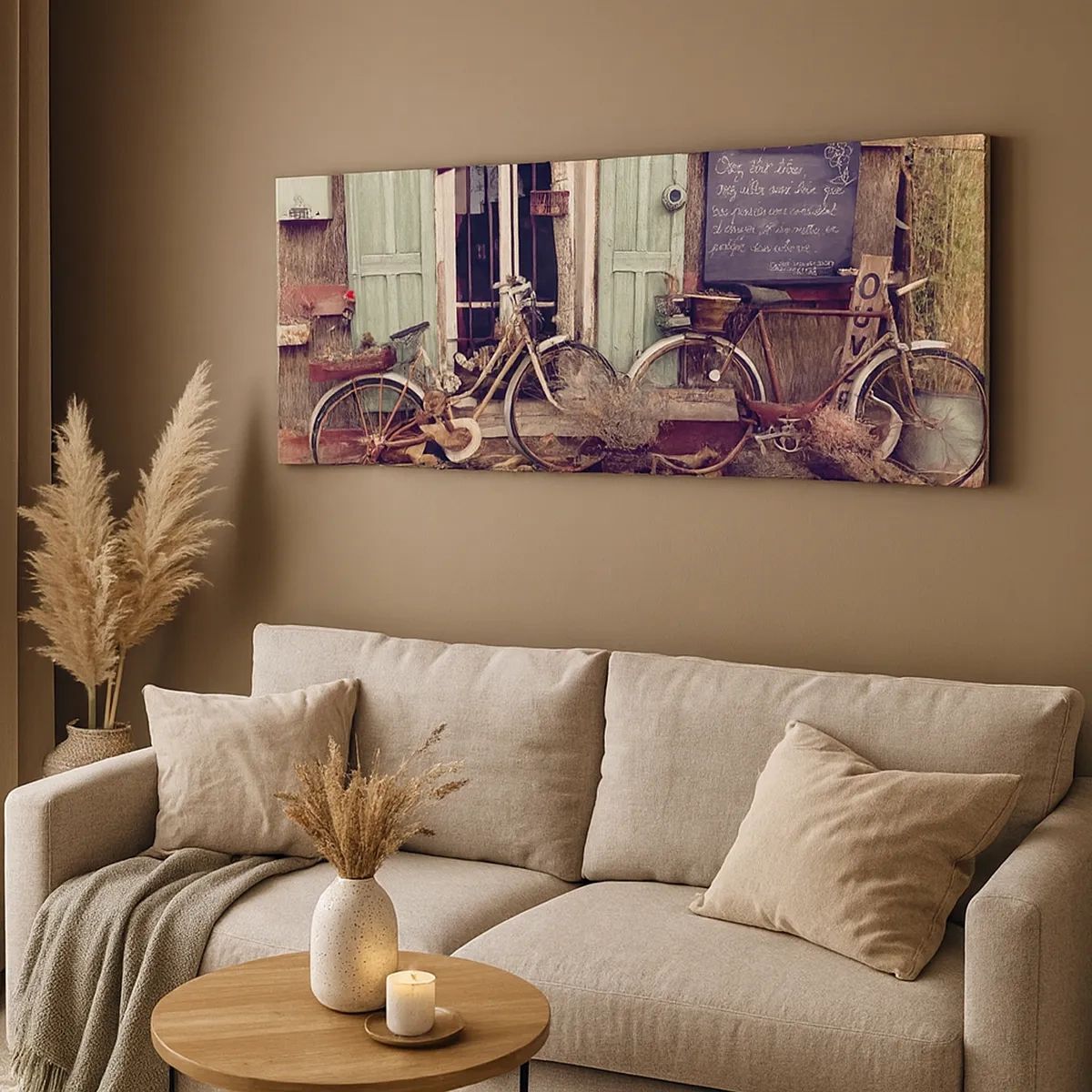 Quadro em tela - Viva a província - 30x30 cm