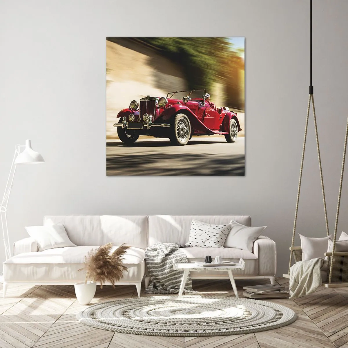 Quadro em tela - Mais bonita que a Vitória de Samotrácia - 50x50 cm