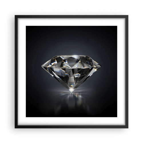 Pôster com moldura preta - Best girls friend - 50x50 cm