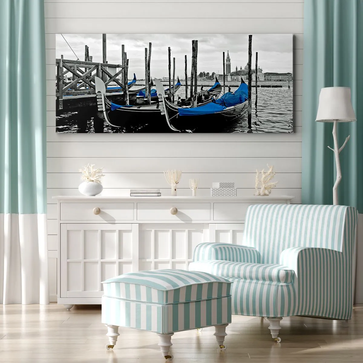Quadro em tela - Veneza pensativa - 140x50 cm