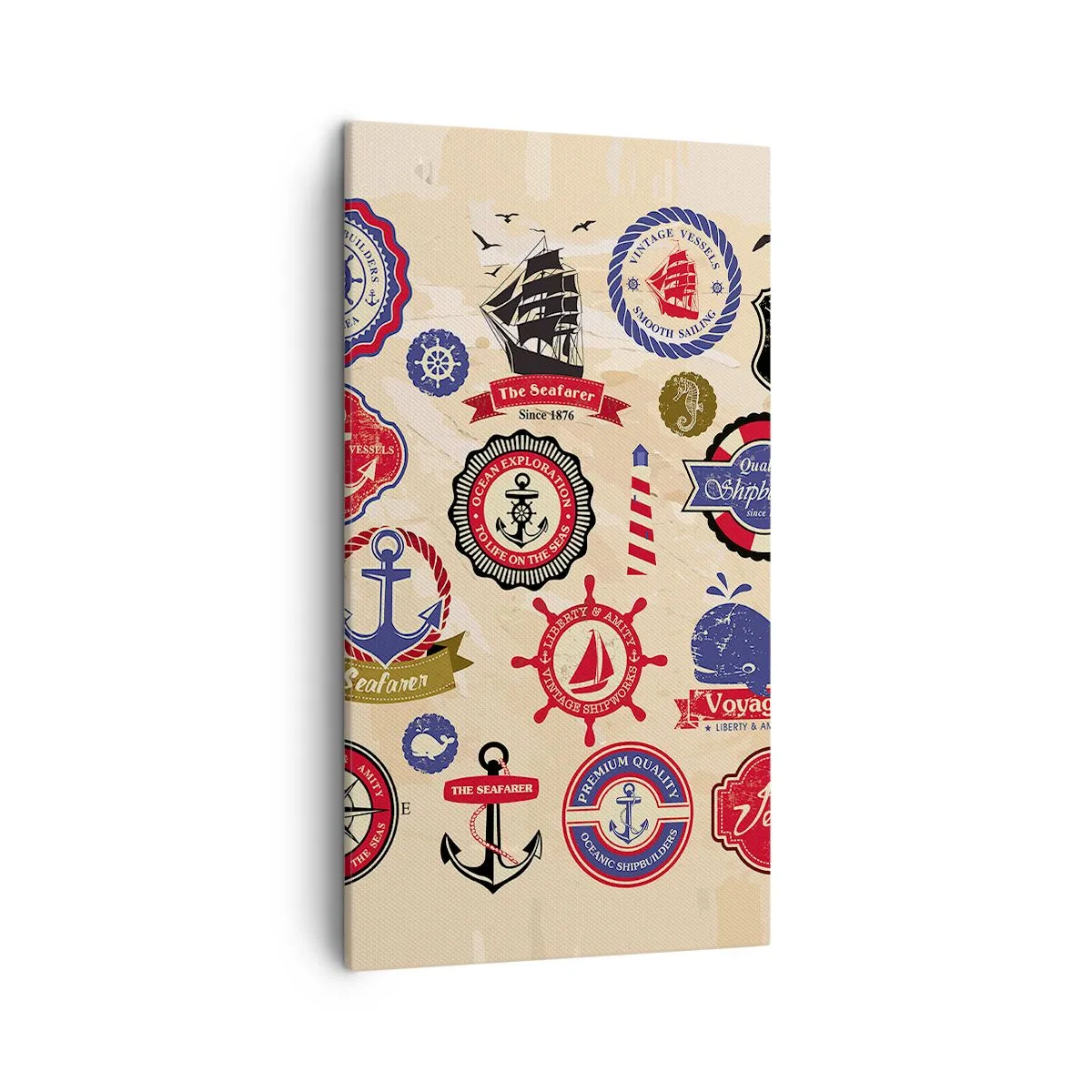 Quadro em tela - Irmandade da vela - 45x80 cm