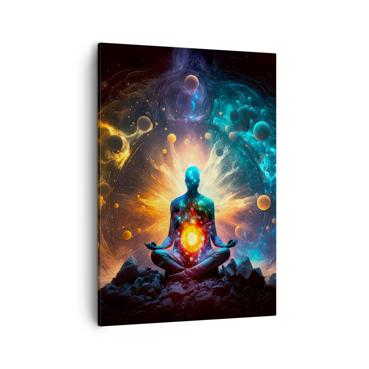 Quadro em tela - Paz cósmica - 50x70 cm