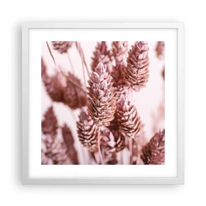 Pôster em moldura branca - Aparentemente discreto - 40x40 cm