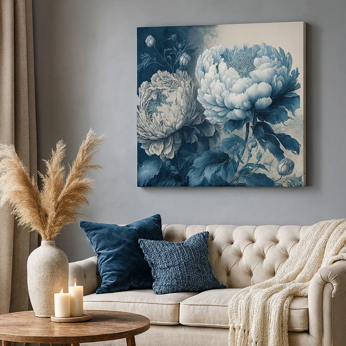 Quadro em tela - Casal que combina - 30x30 cm