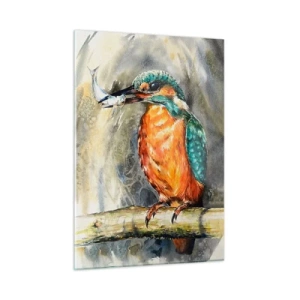 Quadro em vidro - Lei da natureza - 50x70 cm