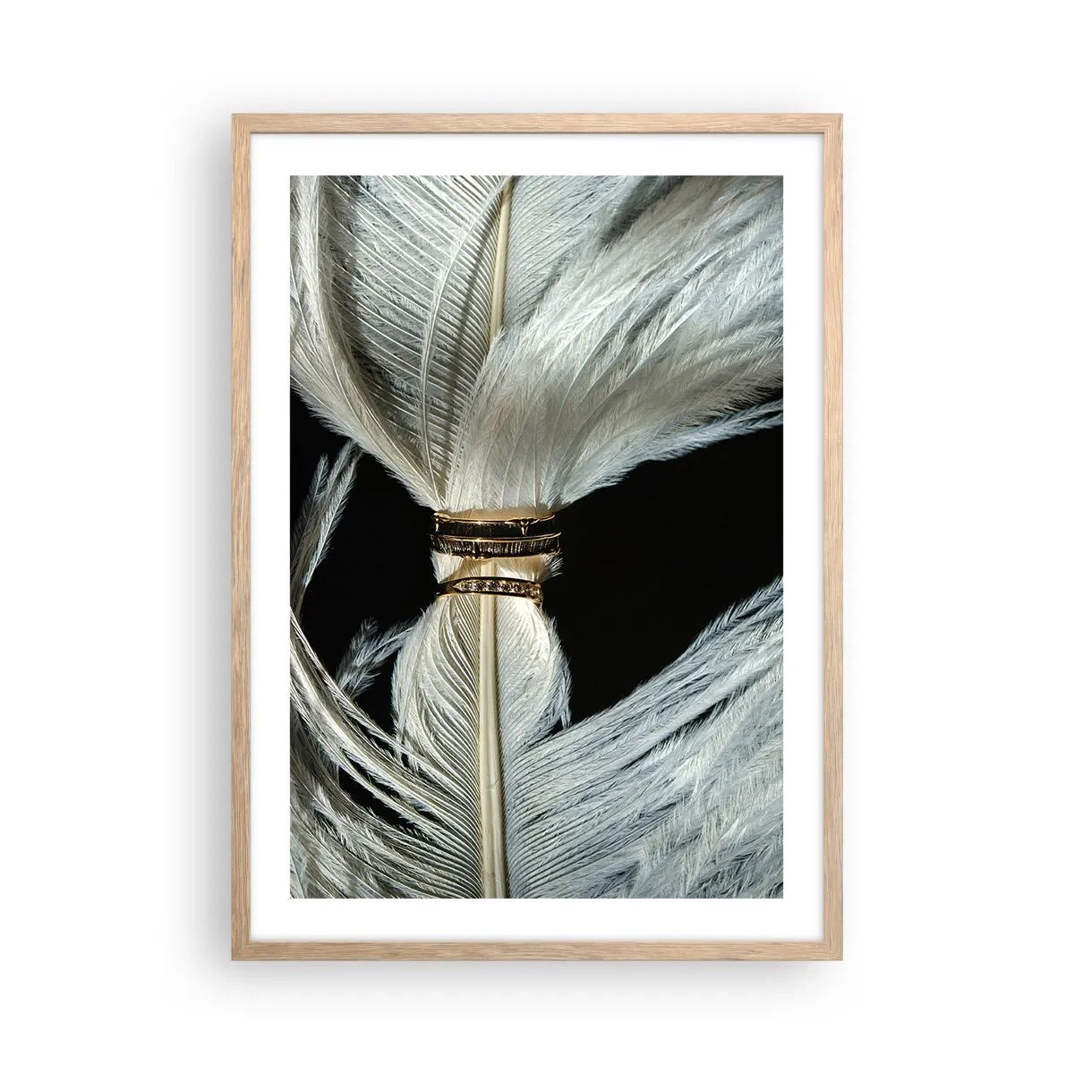 Pôster com moldura de carvalho claro - ...todos os dias da nossa vida... - 50x70 cm