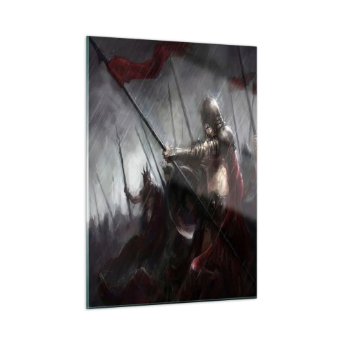 Quadro em vidro - Viajante, vá e diga a Esparta... - 50x70 cm