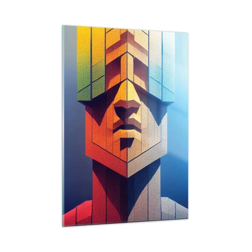 Quadro em vidro - Um homem de princípios - 50x70 cm