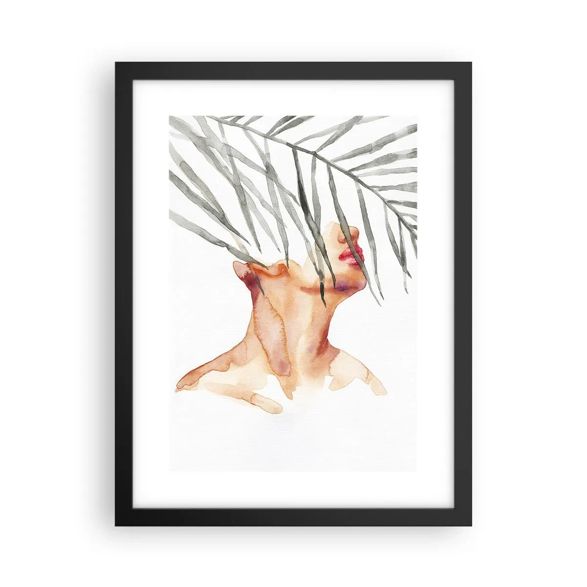 Pôster com moldura preta - Sentir o pulso dos trópicos - 30x40 cm