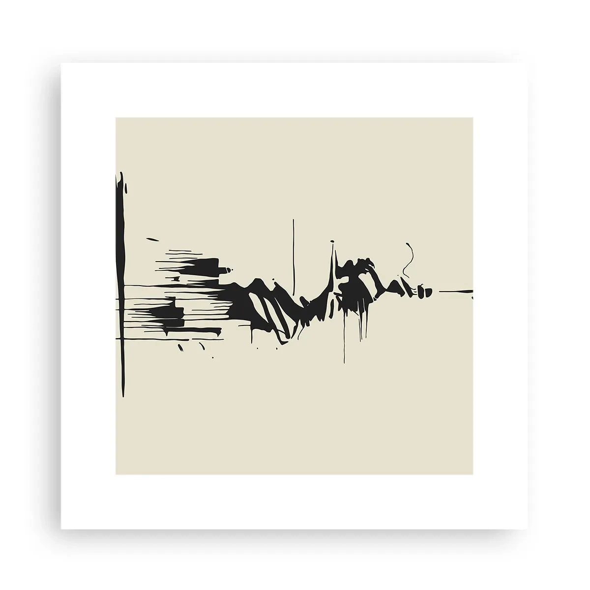 Pôster - Abstração apressada - 30x30 cm