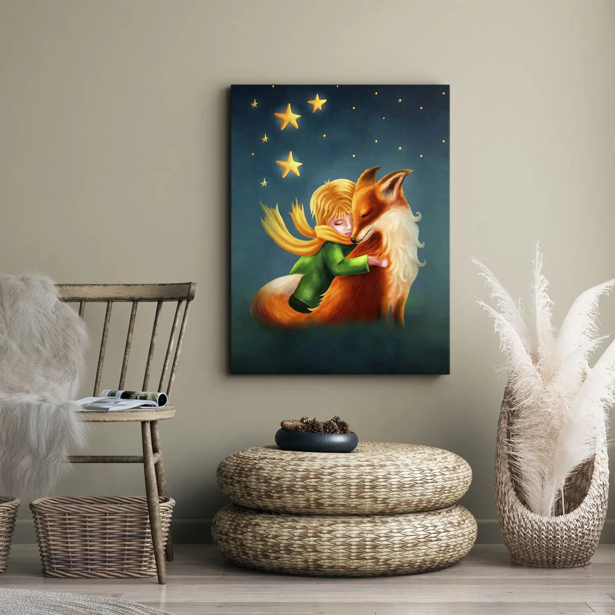 Quadro em tela - O Pequeno Príncipe - 50x70 cm