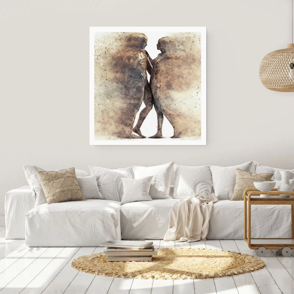 Pôster - Do pó vieram para amar - 50x50 cm