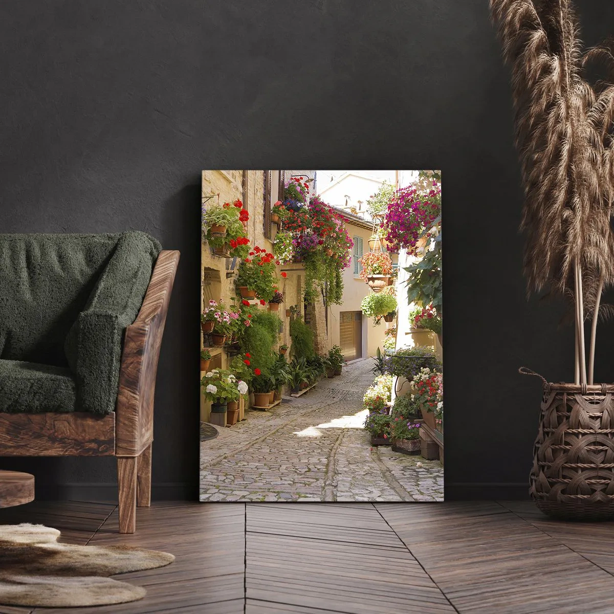 Quadro em tela - Nas flores do dilúvio - 80x120 cm