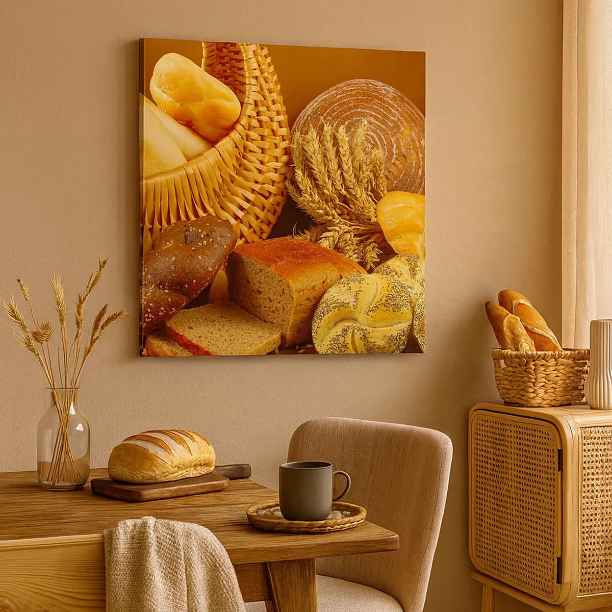 Quadro em tela - Safamo-nos novamente - 30x30 cm