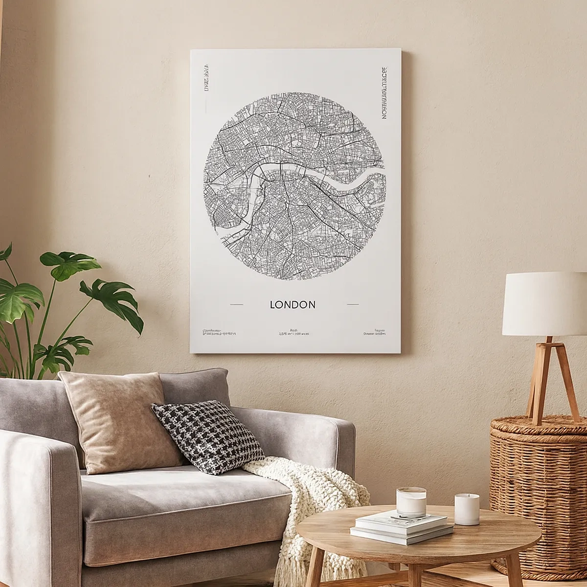 Quadro em tela - Anatomia de Londres - 50x70 cm