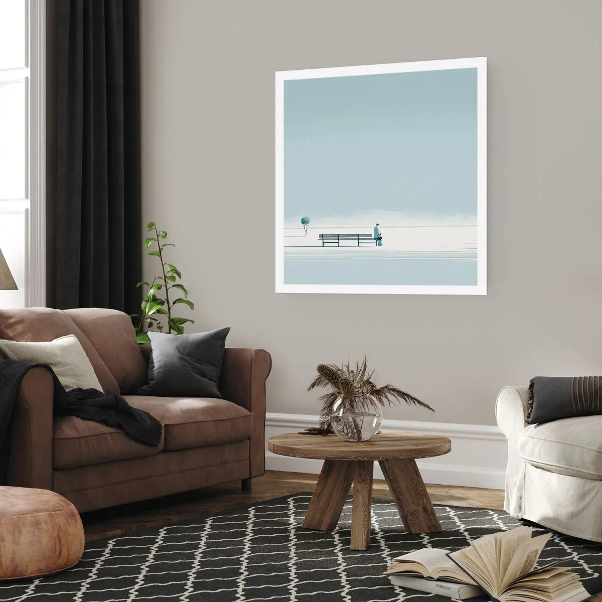 Pôster - Sim, estou esperando. - 60x60 cm