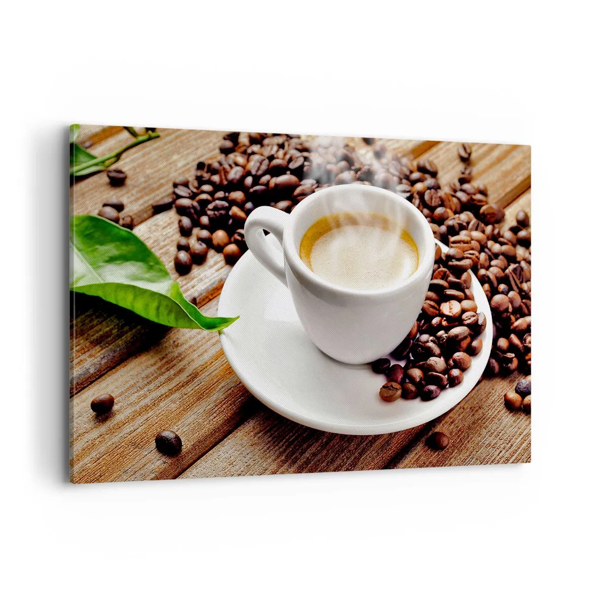 Quadro em tela - Pausa para um café - 120x80 cm