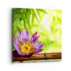 Quadro em tela - Sob o sol asiático - 30x30 cm