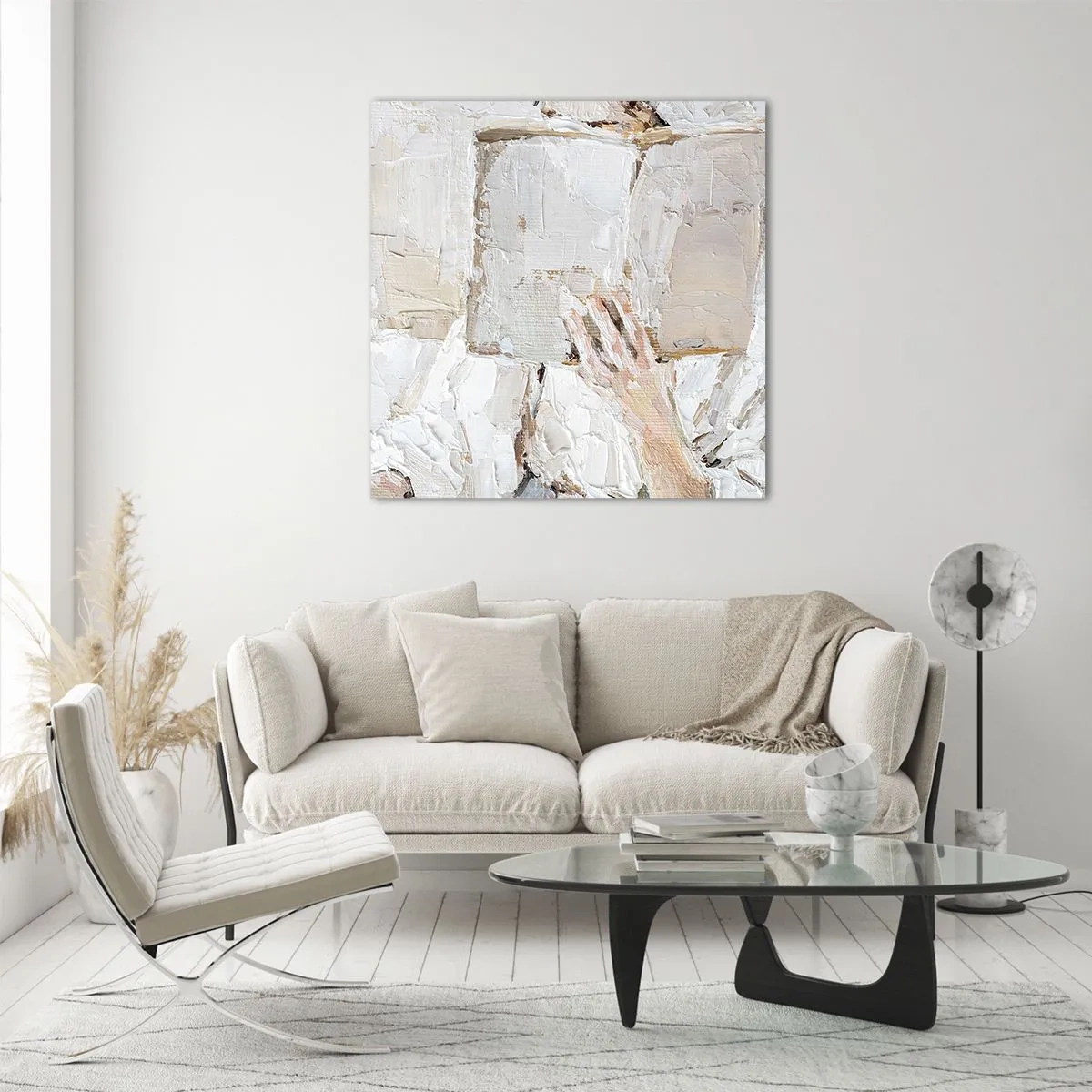 Quadro em vidro - Em outro mundo - 60x60 cm