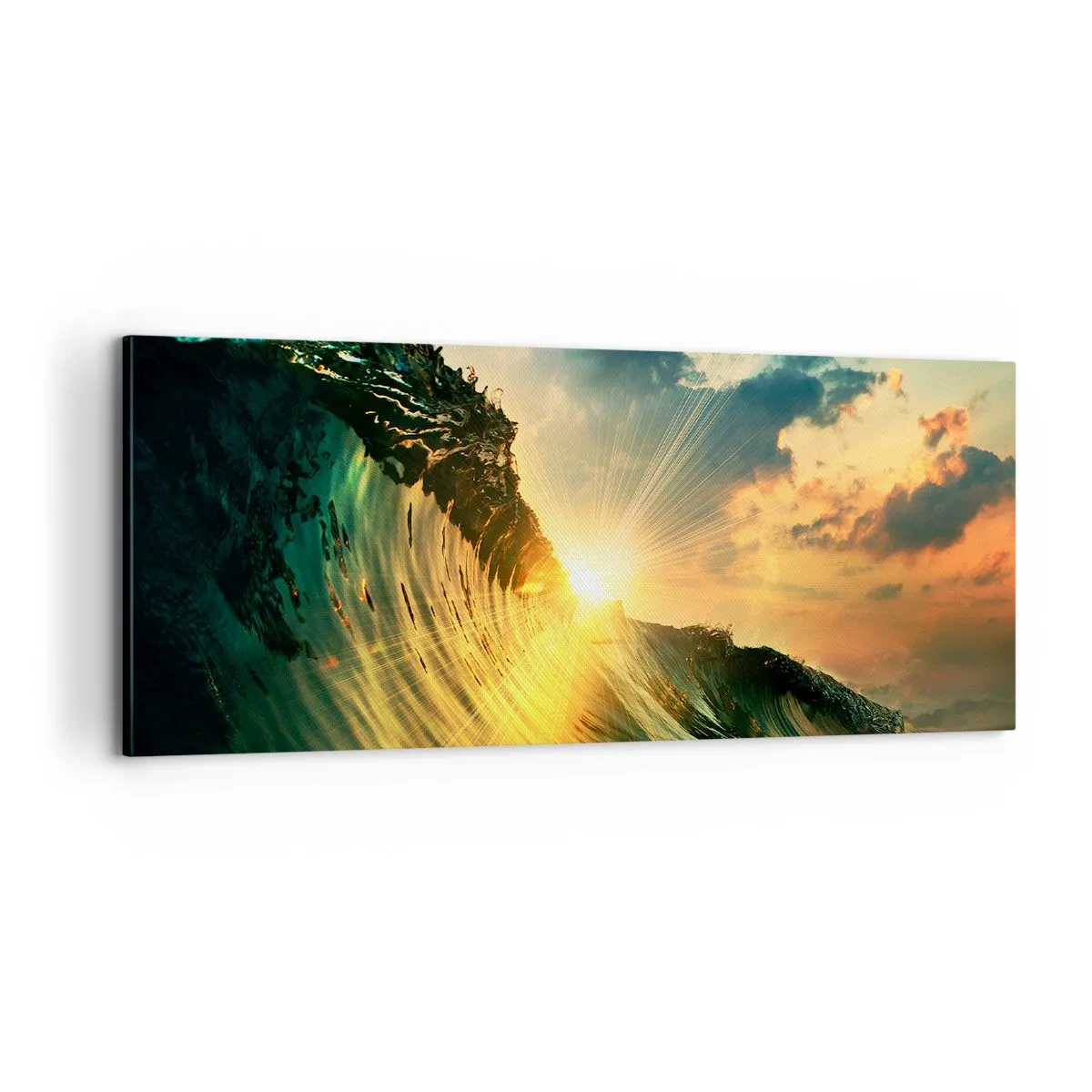 Quadro em tela - Surfer, onde está? - 100x40 cm