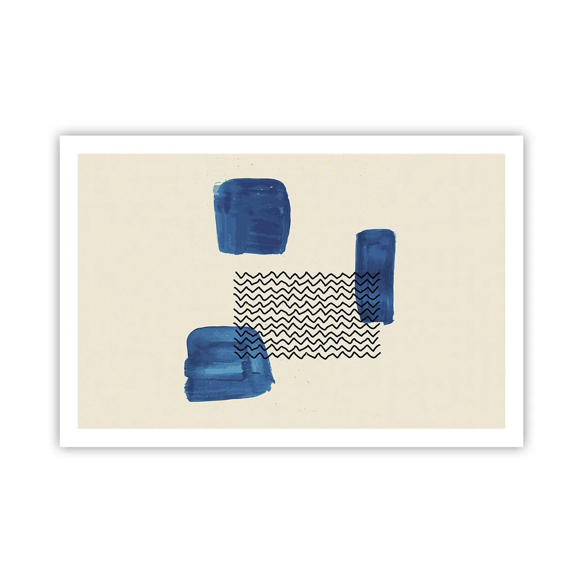 Pôster - Quarteto abstrato - 91x61 cm