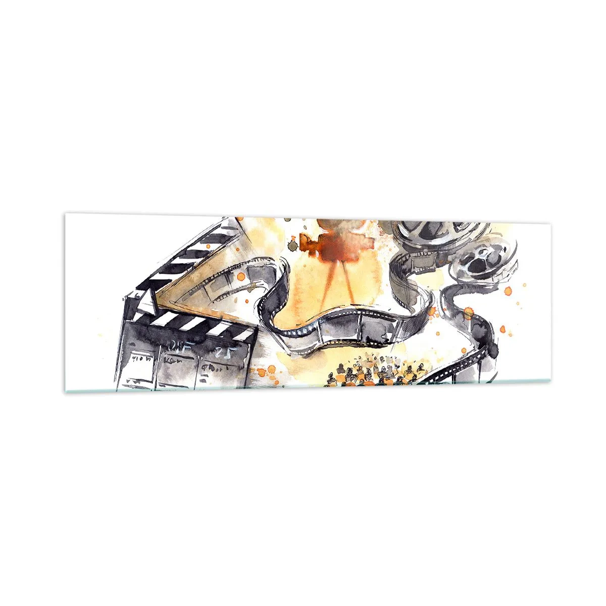 Quadro em vidro - Na terra dos sonhos - 160x50 cm