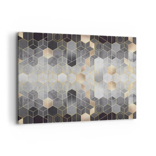 Quadro em tela - Composição do diamante - 100x70 cm