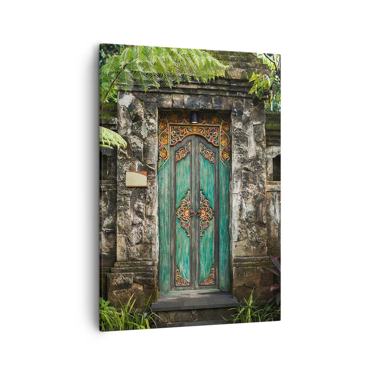 Quadro em tela - Portas para um mundo exótico - 50x70 cm