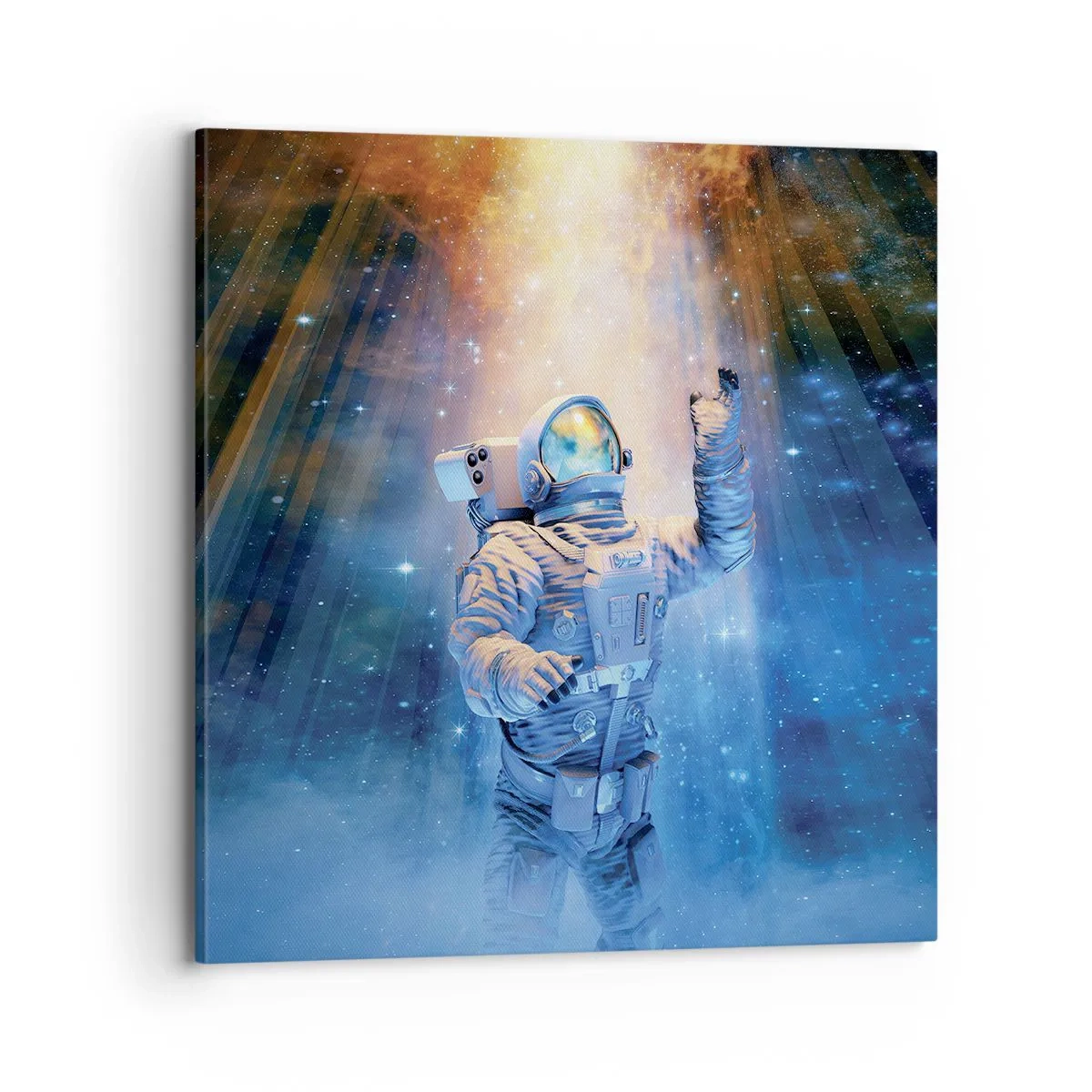 Quadro em tela - Finalmente chegamos - 70x70 cm