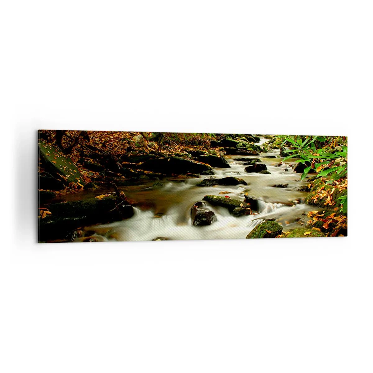 Quadro em tela - Como prata líquida - 160x50 cm