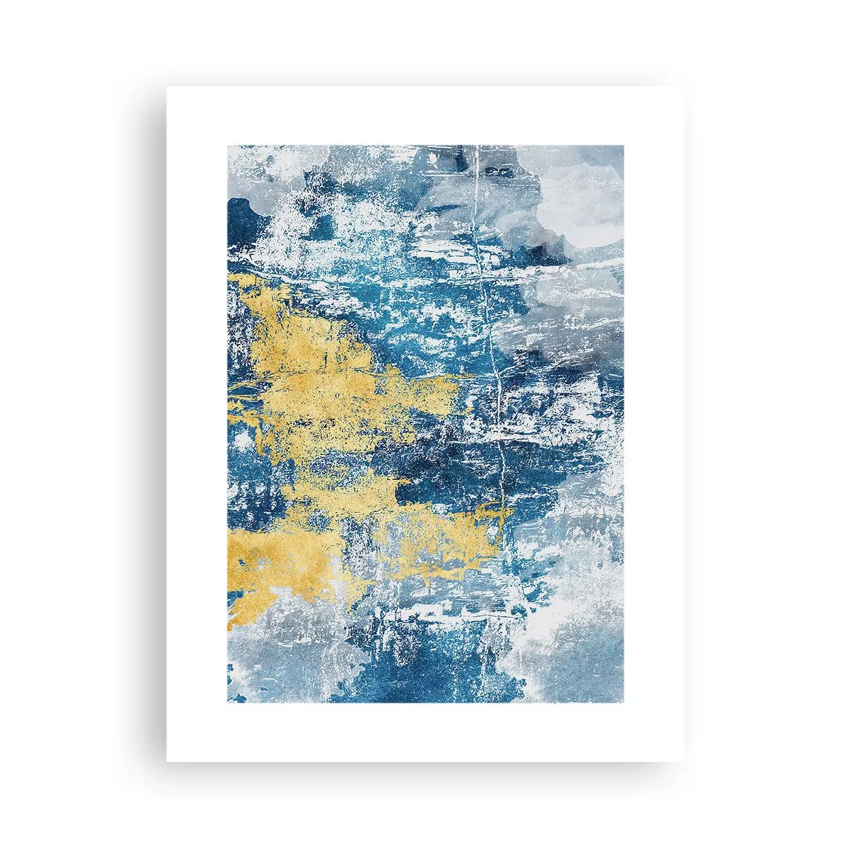 Pôster - Abstração cheia de clima - 30x40 cm