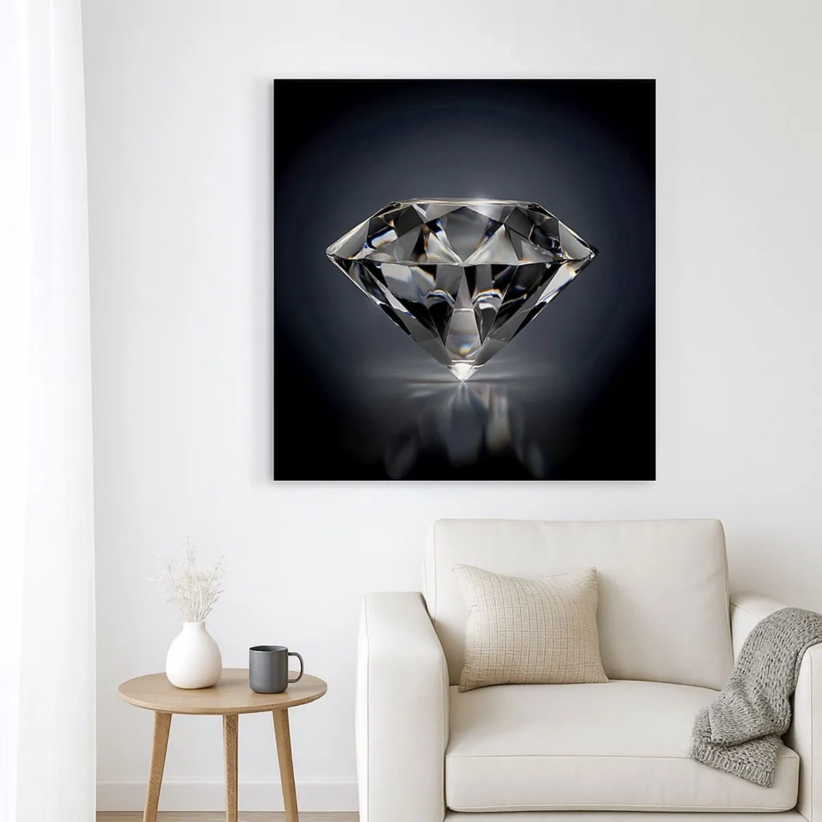 Quadro em tela - Best girls friend - 30x30 cm