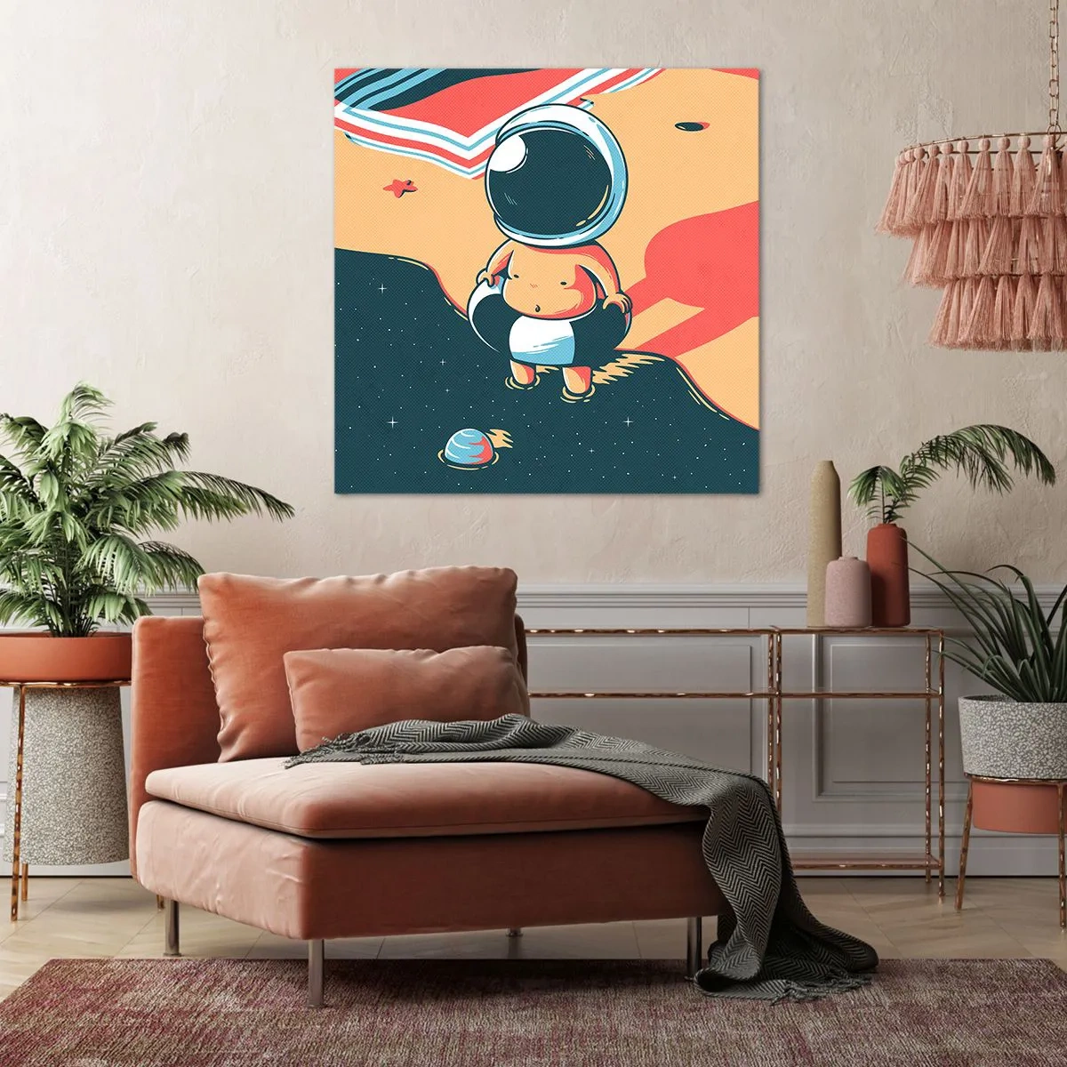 Quadro em tela - De uma perspetiva diferente - 40x40 cm