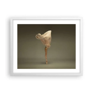 Pôster em moldura branca - Prestes a voar - 50x40 cm