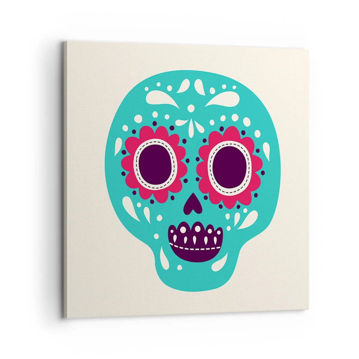 Quadro em tela - Vida – diversão até a morte - 60x60 cm