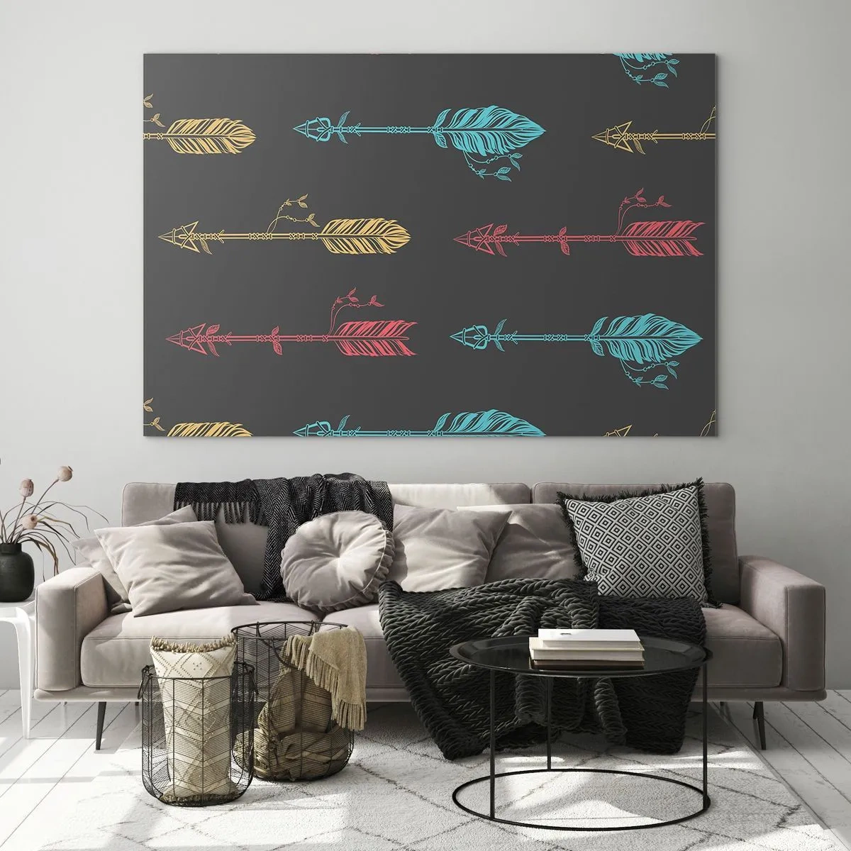 Quadro em vidro - Em ordem - 100x70 cm