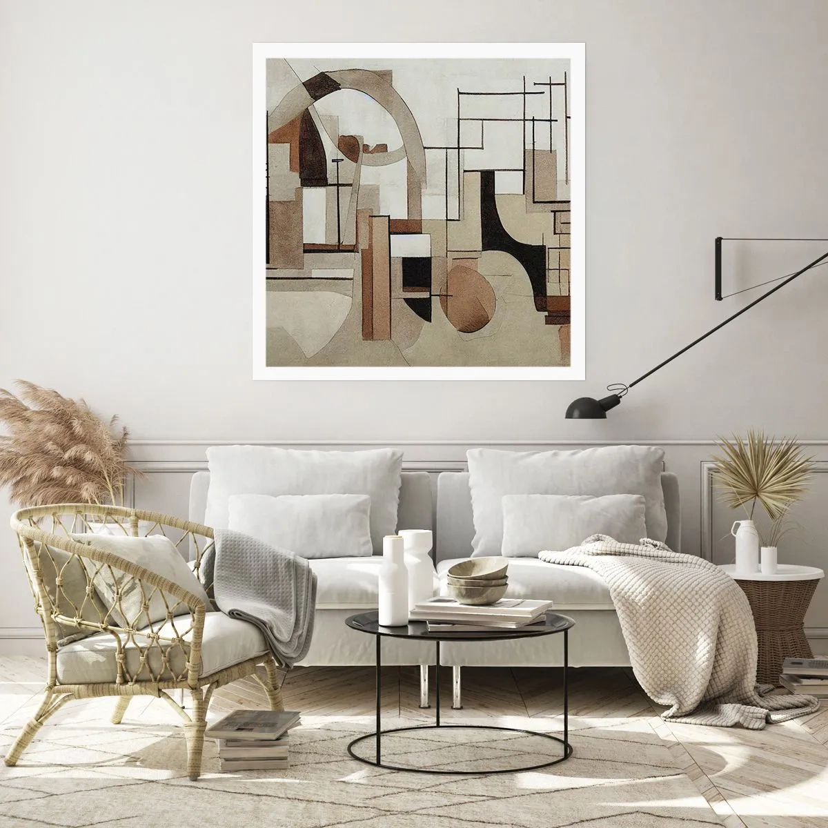 Pôster - Paisagem urbana 2.0 - 50x50 cm