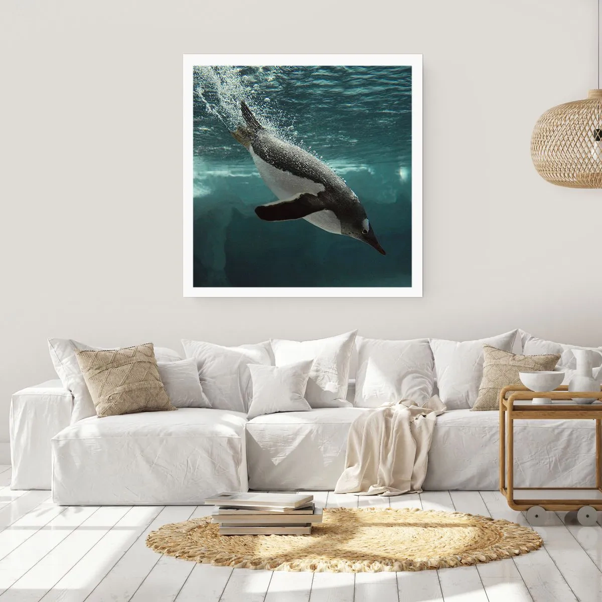 Pôster - Bem-vindo ao meu mundo - 50x50 cm