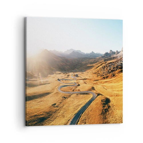 Quadro em tela - No Vale Dourado - 70x70 cm