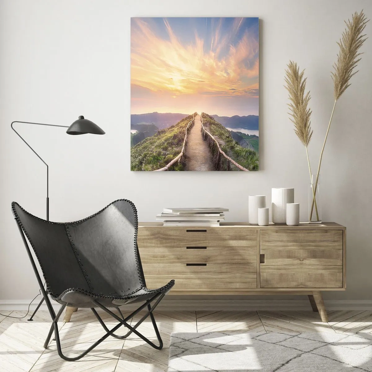 Quadro em vidro - Perto do céu - 50x70 cm