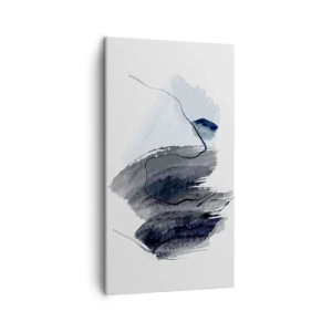 Quadro em tela - Intensidade e movimento - 45x80 cm