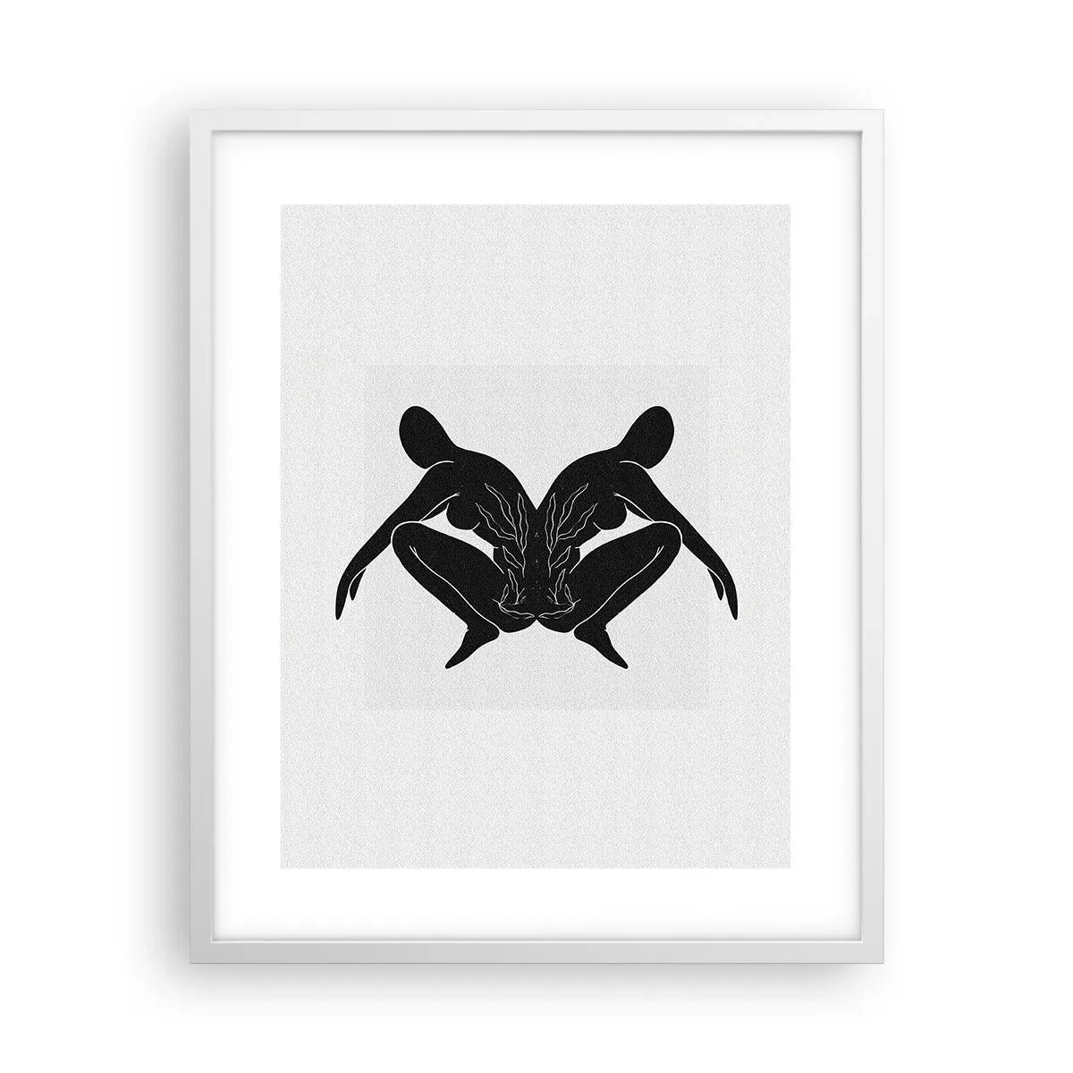 Pôster em moldura branca - Uma alma comum - 40x50 cm