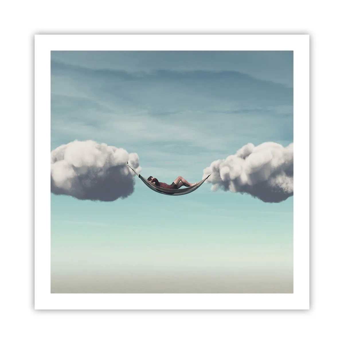 Pôster - A felicidade do momento - 60x60 cm