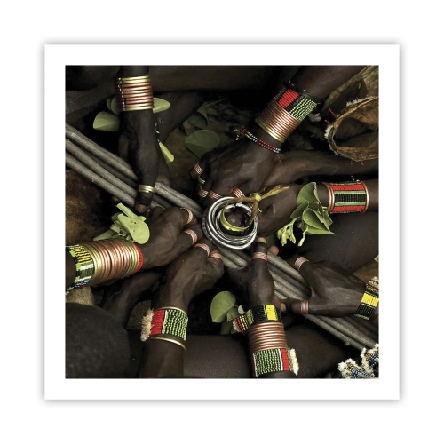 Pôster - Estamos juntos - 60x60 cm