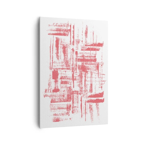 Quadro em tela - Cidade Vermelha - 70x100 cm