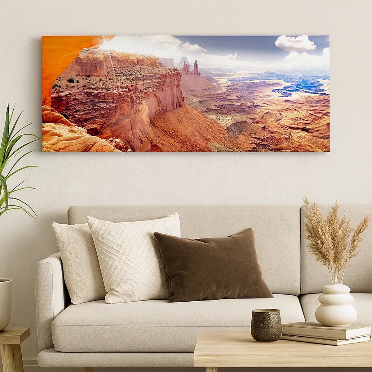 Quadro em tela - Esculpido pela própria natureza - 30x30 cm