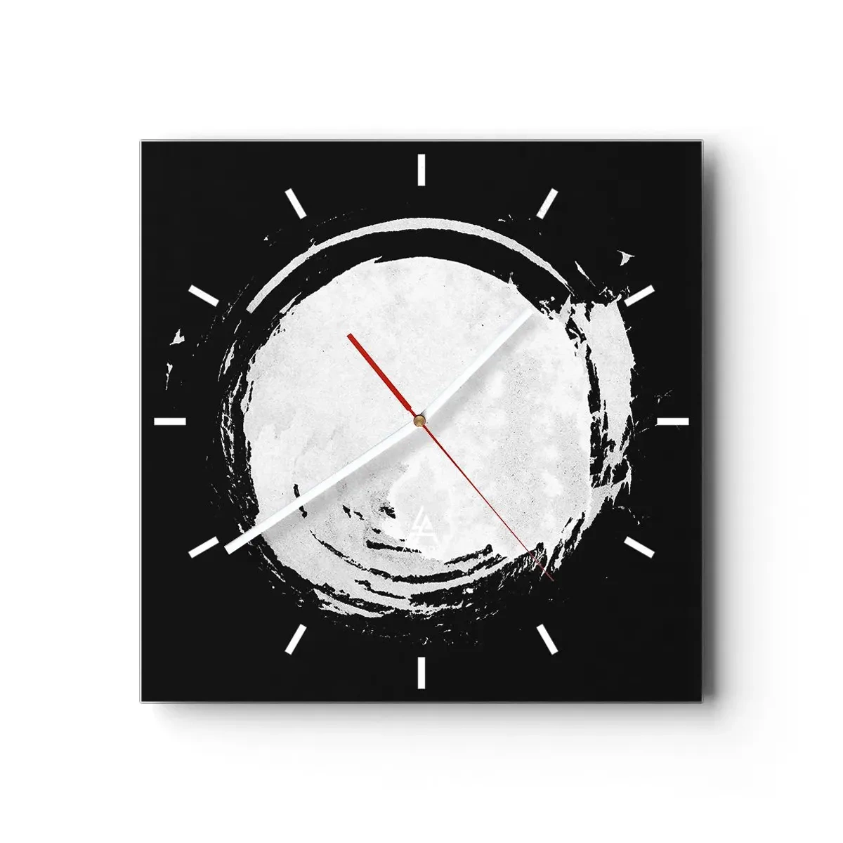 Relógio de parede - Relógio em vidro - Boa saída - 30x30 cm