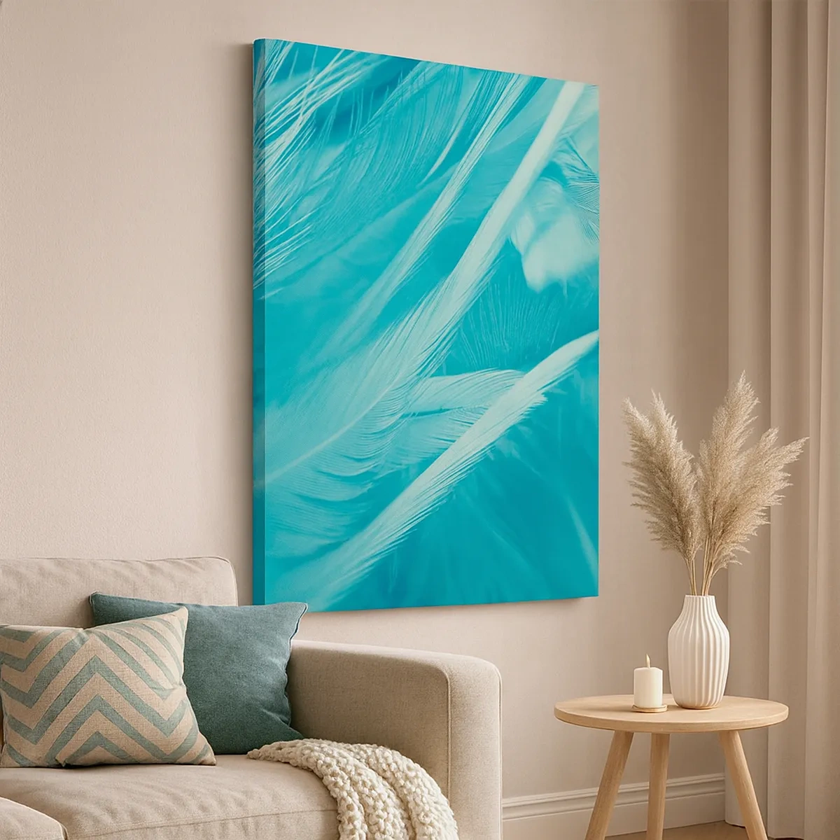 Quadro em tela - Afogado em penugem - 50x70 cm