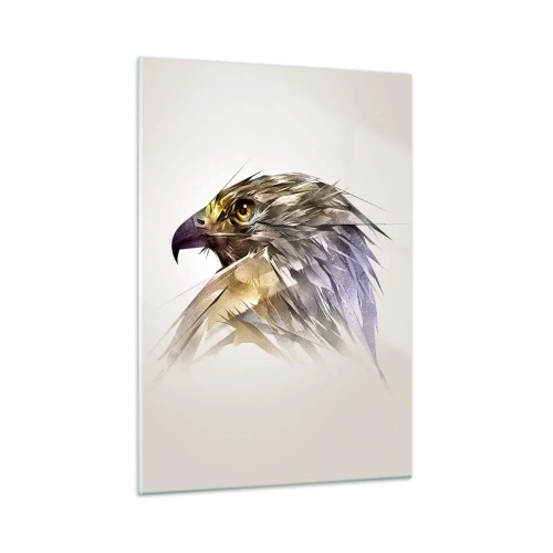 Quadro em vidro - Retrato de um guerreiro - 50x70 cm