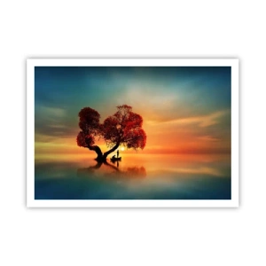 Pôster - A distância e o silêncio do mundo - 100x70 cm